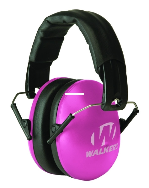 Walkers GWP-YWFM2-PNK Youth and - Women Folding Muff, NRR 23dB, Pink - GWP-YWFM2-PNK