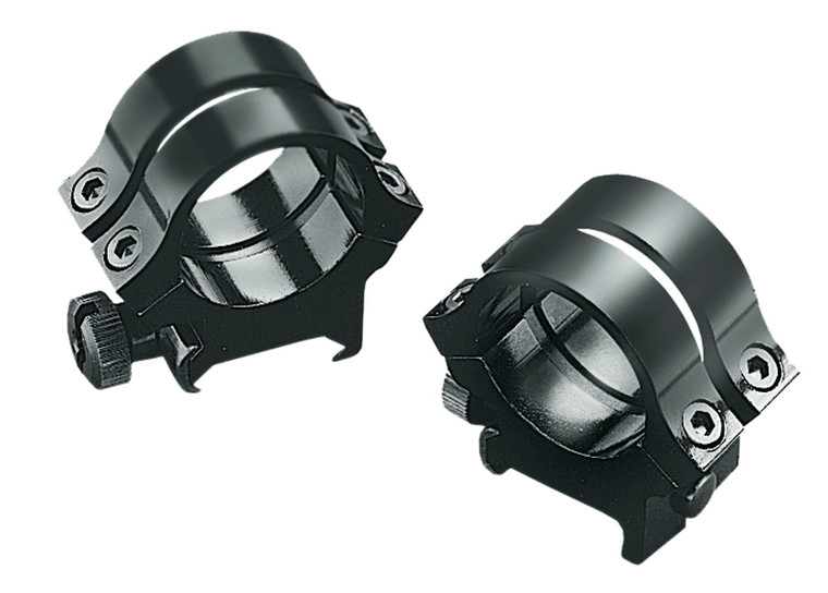 Weaver 49046 Quad Lock Detachable - Riflescope Rings, 1", Medium, Matte - 49046