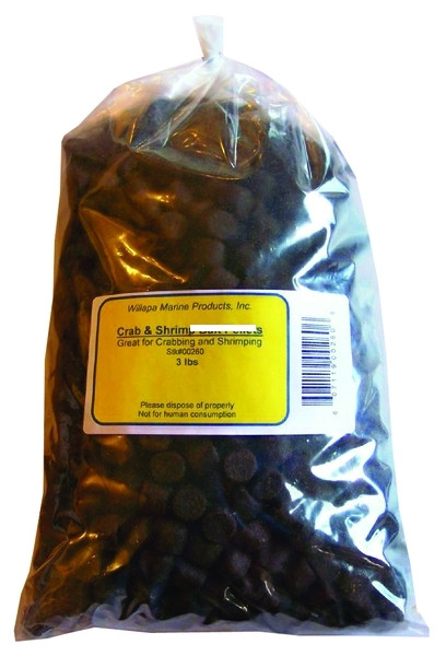 Willapa 00260 Shrimp/Crab Pellets - 3Lb - 260