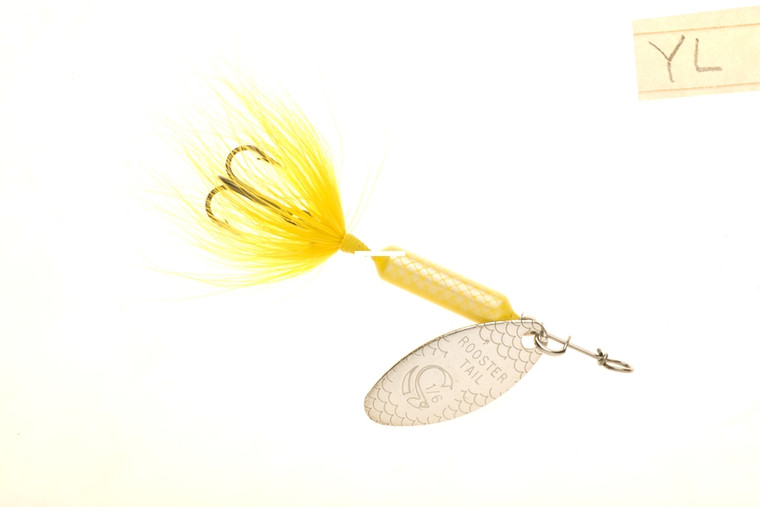 Wordens 204-YL Rooster Tail In-Line - Spinner, 1 3/4", 1/24 oz, Treble - 204-YL Wordens 204-YL Rooster Tail In-Line - Spinner, 1 3/4", 1/24 oz, Treble - 204-YL
