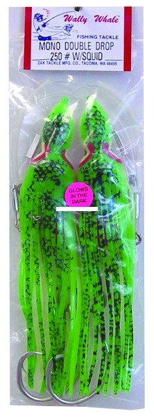 Zak Z-WW1146MDS-04 Mono Double Drop - Squid, Green/Glow - Z-WW1146MDS-04