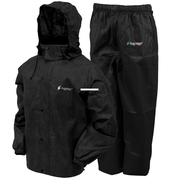 Frogg Toggs AS1310-01XL All Sport - Rain Suit Black, Size XL - AS1310-01XL