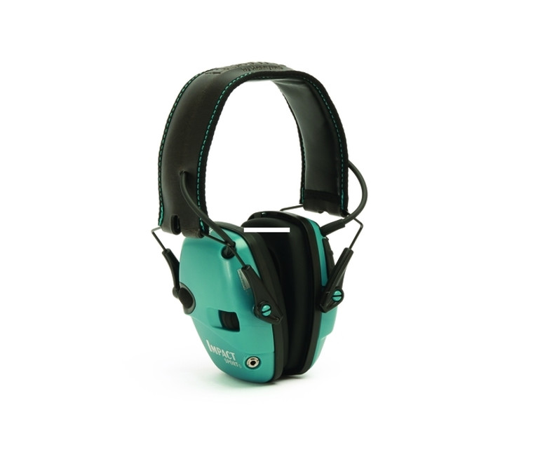 Howard Leight R-02521 Impact Sport - Teal Electronic Earmuff, 22 NRR - R-02521