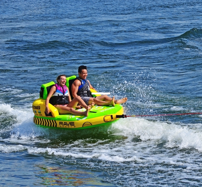 Rave 02644 Stoked 2-Rider Towable - 10 Handle - 2644