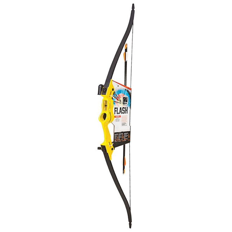 Bear Archery AYS500YW Flash Bow Set - Yellow Youth Bow - AYS500YW