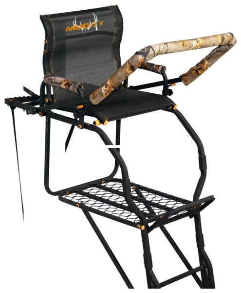 Muddy MLS1550 Skybox Deluxe - Ladderstand, 20', Double Rail Ladder - MLS1550