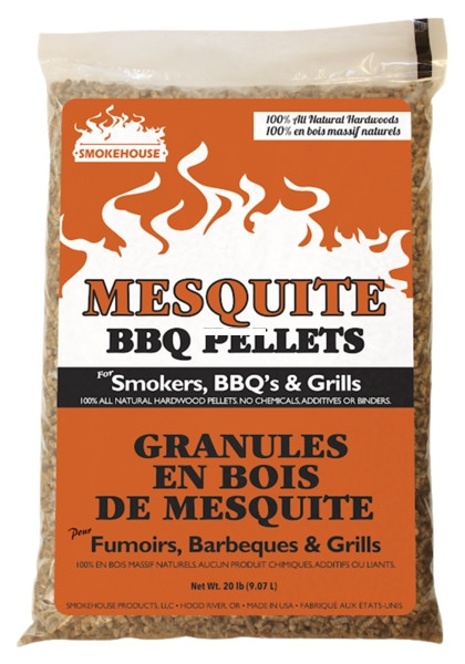 Smokehouse 9775-040-0000 BBQ - Pellets 20# Bag - Mesquite - 9775-040-0000