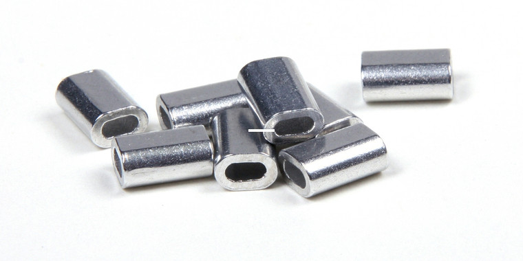 Billfisher 1.5AL-50 Aluminum Single - Sleeves 1.5mm 50Pk - 1.5AL-50