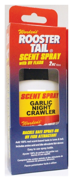 Wordens RTSS.350-GAR Rooster Tail - Scent Spray, 2OZ spray bottle - RTSS.350-GAR