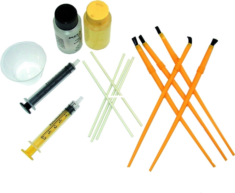 Flex Coat F2K Super Kit 2oz - w/Syringes Brushes Cups & Sticks - F2K Flex Coat F2K Super Kit 2oz - w/Syringes Brushes Cups & Sticks - F2K
