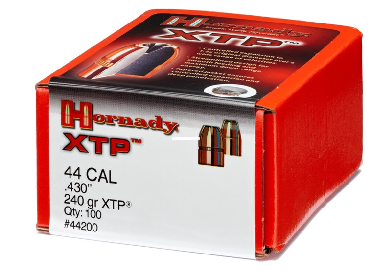 Hornady 44200 Traditional Pistol - Bullets 44 .430 240Gr HP XTP 100Rnd - 44200