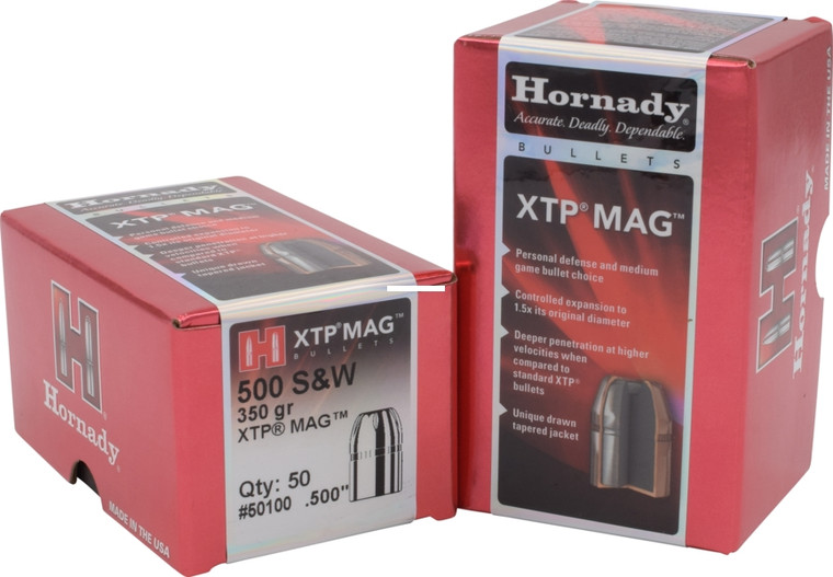 Hornady 50100 Traditional Pistol - Bullets 500 S&W .500 350Gr XTP MAG - 50100
