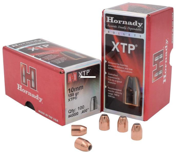 Hornady 40000 Traditional Pistol - Bullets 10mm .400 155Gr HP XTP - 40000