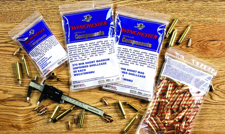 Winchester WSC243WSSU Unprimed - Reloading Brass 243 WSSM 50Bg - WSC243WSSU
