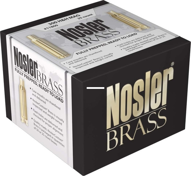 Nosler 10155 Custom Brass, 270 - Winchester (50 ct.) - 10155