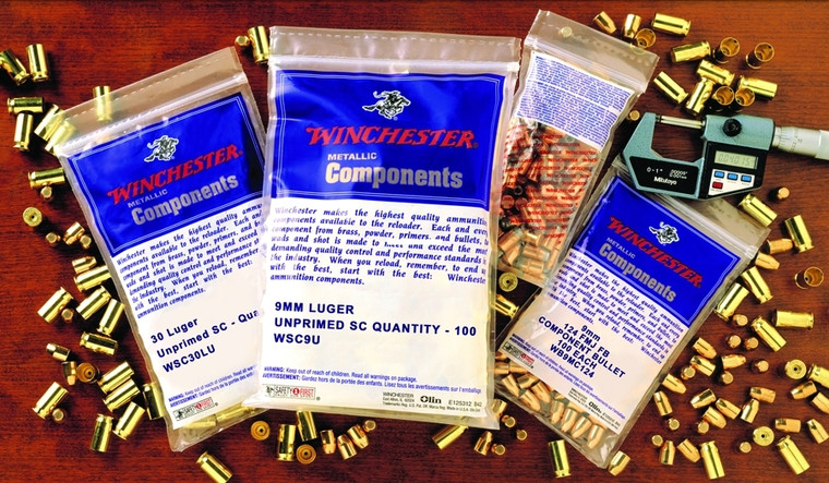 Winchester WSC40SWU Unprimed - Reloading Brass 40 S&W 100Bg - WSC40SWU