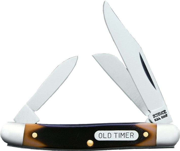 Old Timer 108OT Junior Folding - 3-Blade Pocket Knife, 2.8" Closed - 108OT