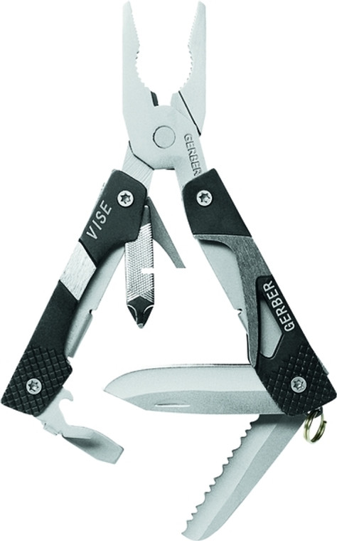 Gerber 31-000021 Vice 10 Function - Multi-Tool Black Clam Pack - 31-000021