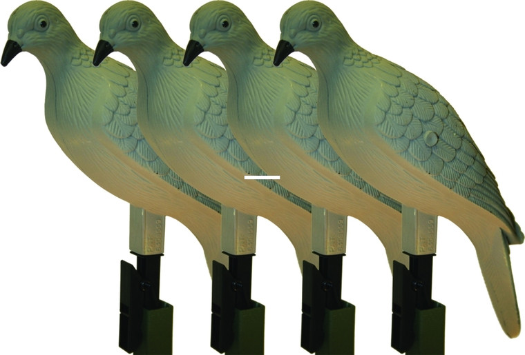 Mojo HW9004 Clip on Dove Decoys - Set of 4 - HW9004