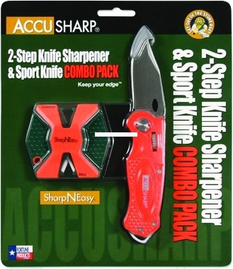 AccuSharp 045C SharpNEasy Orange - Two-step sharpener/knife - orange - 045C