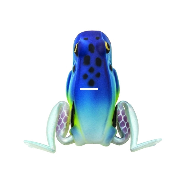 Lunkerhunt QPOP07 Popping Frog - Hollow Body Frog, 2 1/4" at Rest/1 - QPOP07