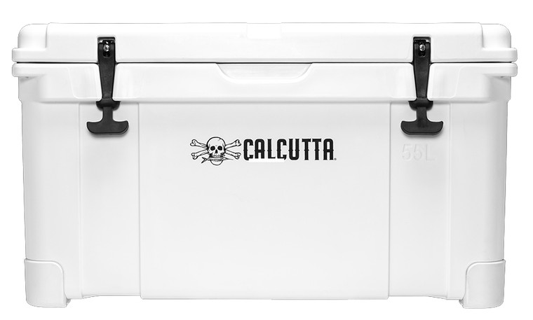 Calcutta CCG2-55 Renegade Cooler 55 - Liter White w/Removeable Tray & LED - CCG2-55