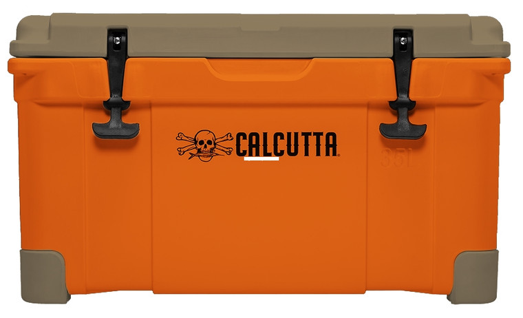 Calcutta CCOTG2-35 Renegade Cooler - 35 Liter Orange w/ tan lid - CCOTG2-35