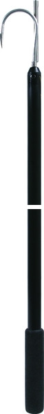 Sea Striker SS472B Black Anodized - Aluminum Gaff 4" Stainless Hook 6' - SS472B