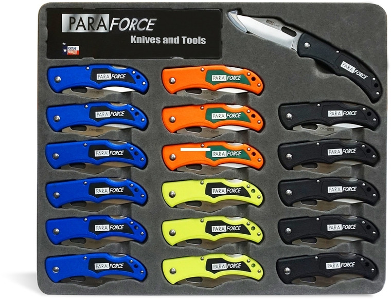 AccuSharp 801LBKS ParaForce - Lockback Knife 18 Piece Display - 801LBKS