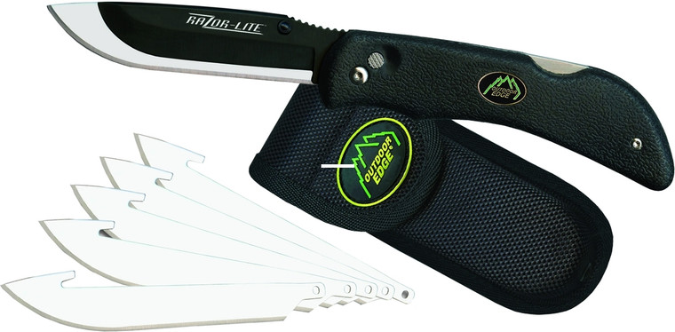 Outdoor Edge RL-10 Razor-Lite - Folding Razor Knife, 3.5" Blade - RL-10