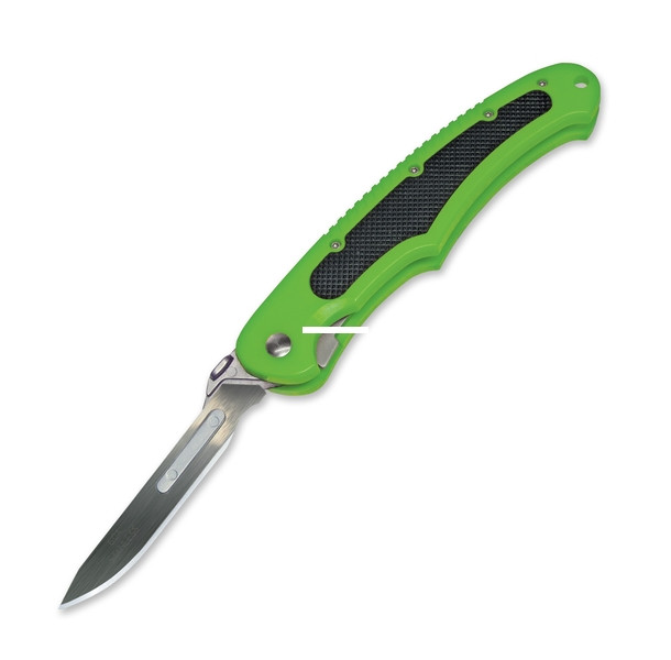 Havalon XTC-60ABOLT-GX Piranta-Bolt - Shock Green, Folding Replaceable - XTC-60ABOLT-GX