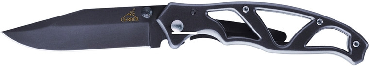 Gerber 22-48446 Paraframe I Folding - Knife, Ti-Grey, 3.01" Fine Edge - 22-48446