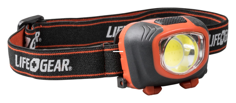 LifeGear 41-3765 260 Lumen - Stormproof Headlamp - 41-3765
