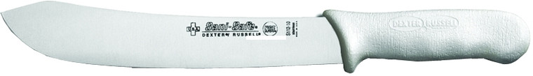 Dexter S112-10PCP Sani-Safe 10" - Butcher Knife, White Sure Grip - S112-10PCP