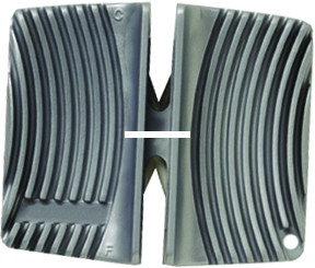 Rapala SH2 Two-Stage Ceramic Knife - Sharpener, Coarse & Fine, Gray - SH2