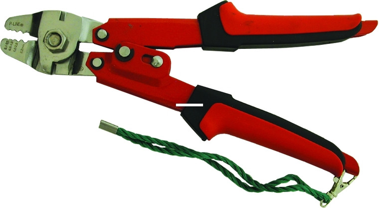 P-Line DHC-10" Hand Crimper Hypolon - Grip Stainless Steel Head - DHC-10"