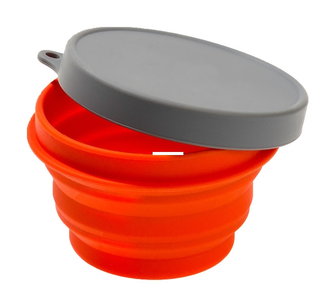 Alpine Mountain Gear AMGCSB-S - Silicone Small Bowl W/Lid - AMGCSB-S