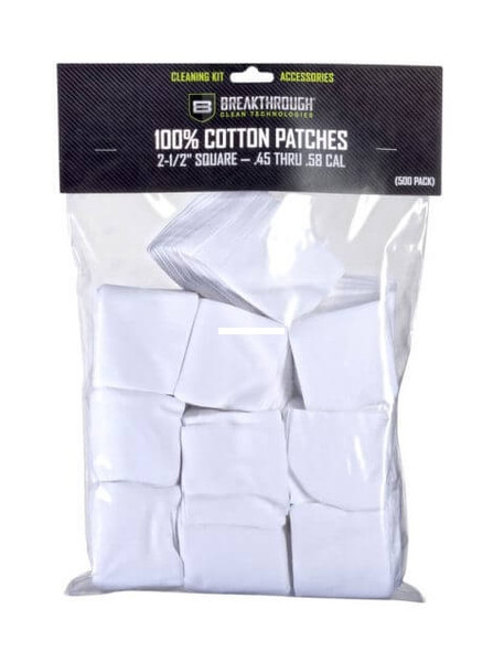 Breakthrough BT-CP-S-2-1/4"-600 - Square Cotton Patches - 2-1/4" x - BT-CP-S-2-1/4"-600