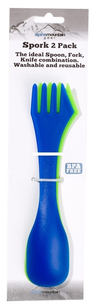 Alpine Mountain Gear AMGSPK2PK - Spork - 2 Pack - AMGSPK2PK