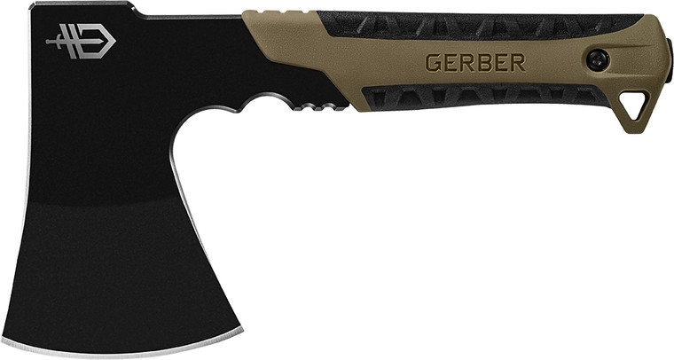 Gerber 31-003484 Pack Hatchet - Coyote rubberized handle, full tang - 31-003484