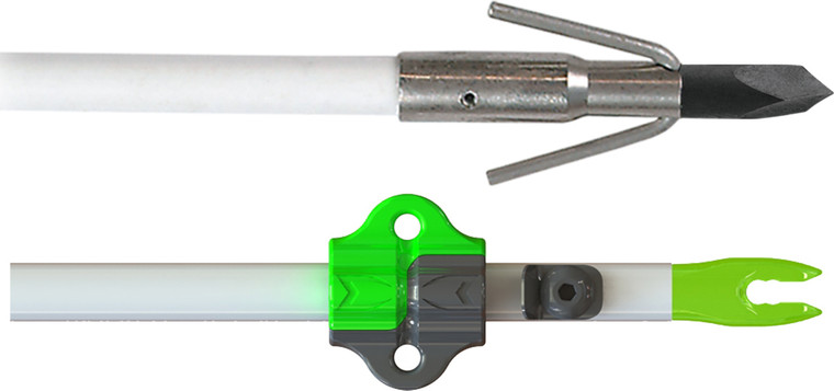 Muzzy 1020-GBS Classic White Fish - Arrow with Gar Point (nock - 1020-GBS