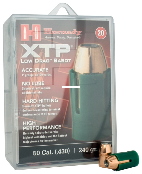Hornady 6720 Muzzleloading Sabots - with Bullets 50 Sabot W/44-240 HP - 6720