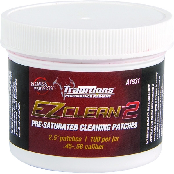 Traditions A1931 EZ Clean, 2 - Pre-Saturated Cleaning Patches 2.5" - A1931