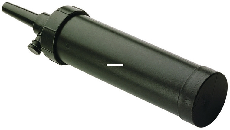 Traditions A1380 Composite Flask - Tubular w/Valve Black - A1380