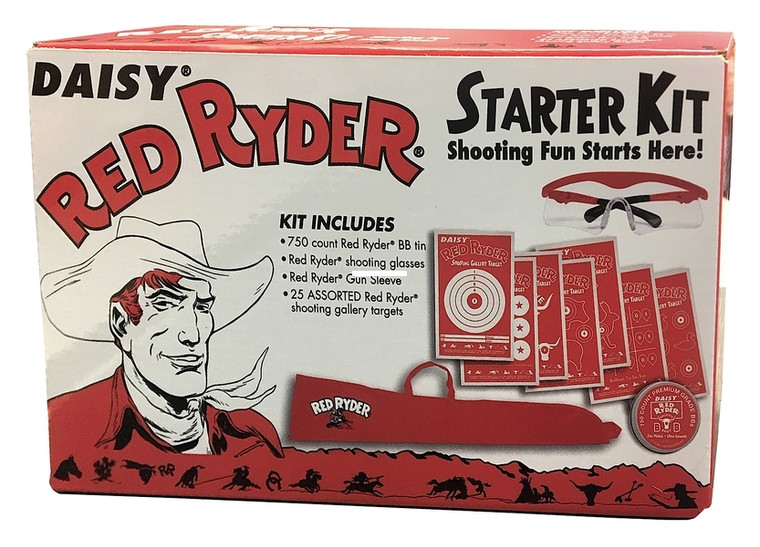 Daisy 993163-304 Red Ryder Starter - Kit-includes 750 ct BB's-shooting - 993163-304