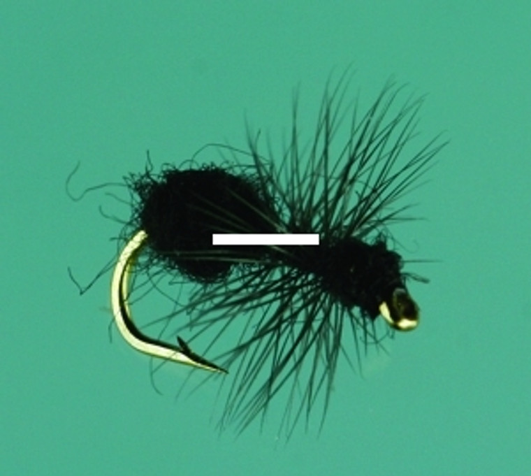 Jackson Cardinal 003-14 Dry Fly - #14, Black Ant - 003-14