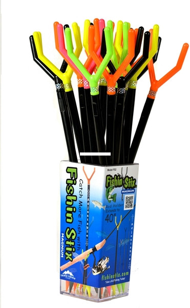 Fishin Stix FS2 Extendable Rod - Holder 18Pc Magnum 40" Counter - FS2