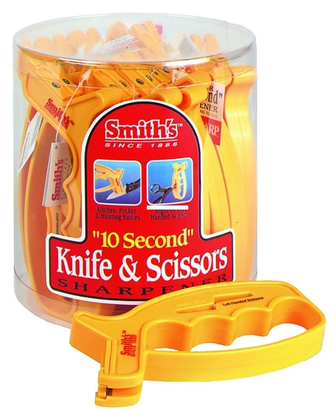 Smith's JIFF-SFB 10 Second Handheld - Knife & Scissors Sharpener, 12 Pc - JIFF-SFB