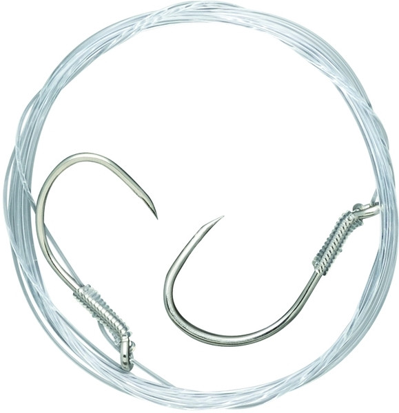 Eagle Claw L580B-30-4/5 Lazer Sharp - Barbless Salmon Mooching Rig, Slip - L580B-30-4/5