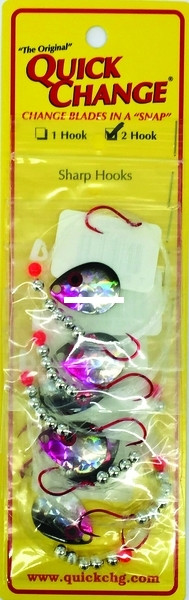 Quick Change WSFB21 Holographic 60" - Crawler Harness, Two #4 Red Hooks - WSFB21